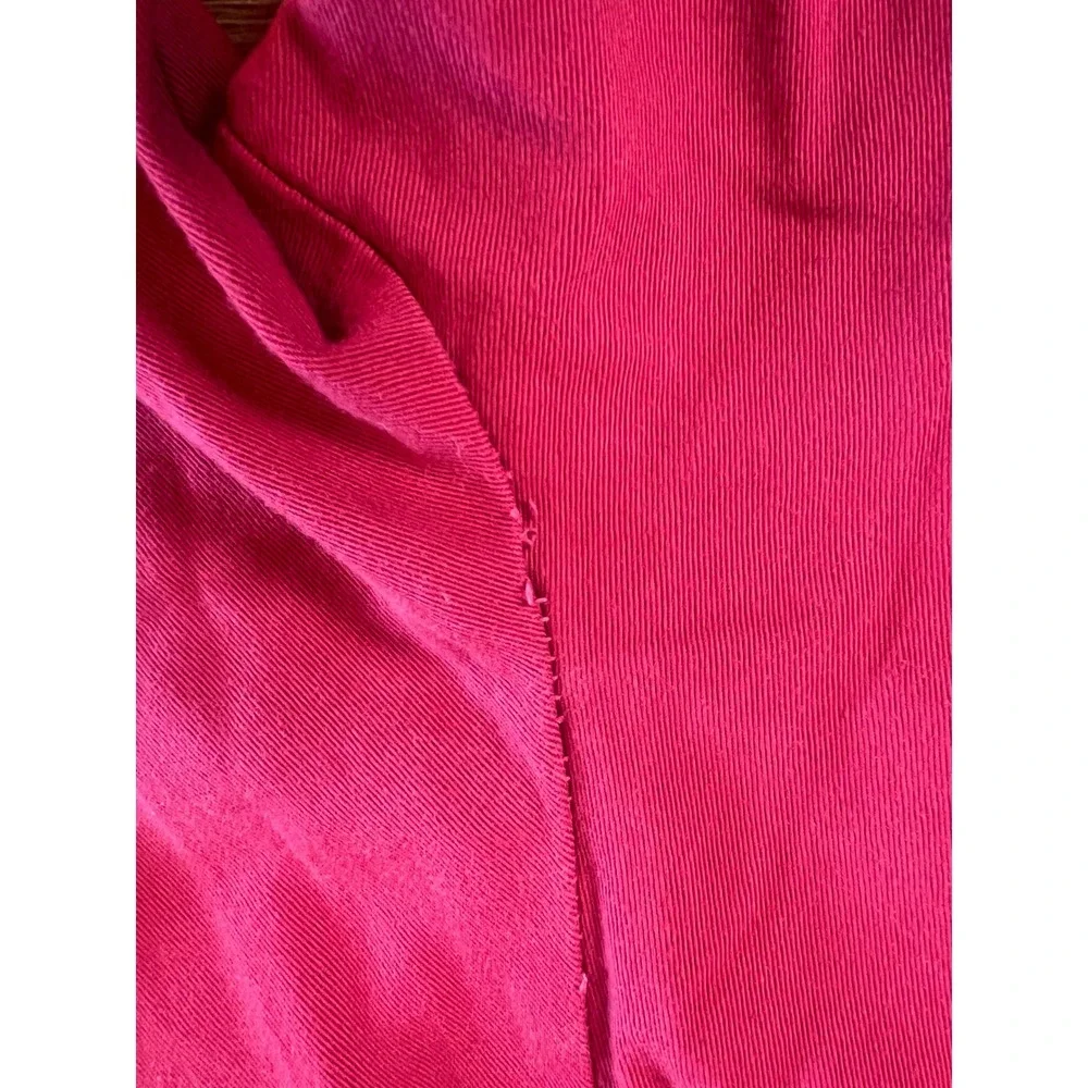 Duck Head Mens Red Pleated Chino Shorts 100% Cotton Size 36 HM1058